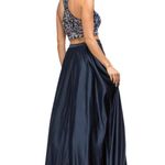 Dancing Queen Navy Two Piece Prom Dress Photo 1