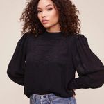 ASTR The Label Monarch Top Black Photo 0