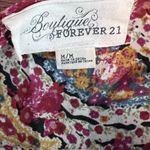 Forever 21 Beautiful Chiffon maxi dress with leather detail and pockets size medium Photo 6