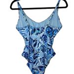 ANDIE NWT The Baia Floral Underwire One Piece Swimsuit Removable Cups S Blue Photo 4