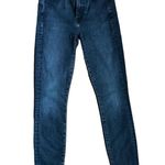 MOTHER The High Waisted Looker Jeans Black Hawk Size 24 Photo 2