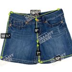 Seven7  Denim Mid Rise 5 Pocket Shorts 7” Inseam Size 14 Photo 2