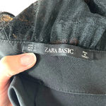 ZARA  Jumpsuit Lace Peplum Combined Sleeveless Black Size‎ Small Photo 12