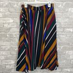 Live 4 Truth  Striped Multicolored MIDI Skirt Photo 2