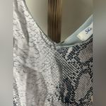 She & Sky Gray Snakeskin Print Midi Dress NWT Size Large Photo 6
