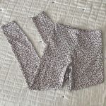 Varley High-Rise Neutral Taupe Animal Print Leopard Cheetah Leggings Size XS Photo 1