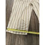 Belle Beach by Kim Gravel Tall Cabana Knit Cropped‎ Beach Pant Size 3X Tan White Photo 7