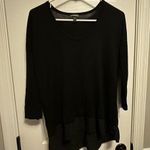 Women’s Large Crepe Hem Sweater Photo 0