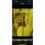 Daisy Boutique Lemon Yellow Exaggerated Shoulder Cocktail Dress Size Med… Photo 4