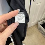 RUTI Elegant Black Rear Draped Lagenlook Cardigan Tie Up Long Sleeve Medium Photo 9