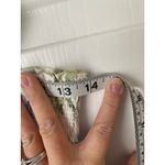 Hill House L Anjuli Cotton Poplin Nap Dress Peony Bouquet Print Smocked Midi White Size L Photo 7