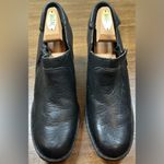 Born Shoes Born Women's Size 9.5 Black Leather W32501 Side Zip Ankle Boot Heeled Shoes Photo 2