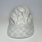 Coach | White Logo Ball Cap Patterned Women's Hat Photo 1