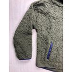 Perch by Blu Pepper Womens 2XL Green Sherpa Fleece Zip Up Hoodie Jacket Size 2X Photo 2