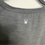 Spyder  long sleeve brushed active top dark gray women’s size XXL‎ zipper pocket Photo 7