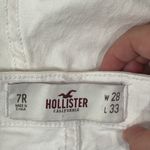 Hollister  Y2K White Skinny Low Rise Ripped Jeans size 28 Photo 11
