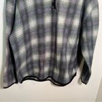 Vintage Premier International for Ladies Fleece Sweatshirt Plaid L Green Size L Photo 2