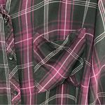 Terra & Sky  2x (20w-22w) Long-Sleeve Plaid Button Up Soft Layer Western top Photo 7