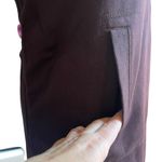 Norma Kamali Tunic Dress Size XL Brown Sweatshirt Mini Sleeveless V-Neck Photo 7