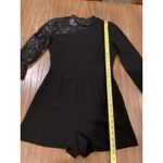 Shoshanna  long sleeve black lace 3/4 sleeve Marseille Romper size 2 Photo 5