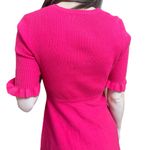 Kate Spade Pink Ribbed Knee Length Dress Photo 5