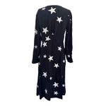 NOBODY’S CHILD Black & White Star Siri Midi Dress Boho Chic Whimsical Goth Sz 8 Photo 6