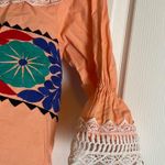 YIMAI OFF THE SHOULDER Peach Women's Top size small Orange Photo 4