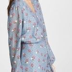 WAYF Dress Eloise Floral Wrap Mini Medium NWT Photo 3