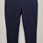 Liverpool  Kelsey Knit Trouser Pants Size 6/28 Navy Blue Stretch Career Office Photo 0