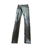 Spanx  Faux Leather Leggings High‎ Waist Black Shiny Stretch Womens XS Photo 6