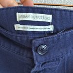 Urban Outfitters  Navy Blue Button Front Casual Pant Straight Leg US 6 Photo 4