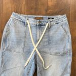 Judy Blue Light Wash Joggers 16W – Drawstring Tie, Comfortable Fit Photo 1