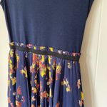 Xhilaration Xhiliration dress size medium pleated floral print high low hem scoop neck Photo 3