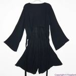 Eloquii New!   black 100% cotton Flare Sleeve Romper,‎ 18 Photo 6