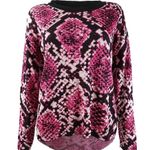 DKNY Step- Hem Printed Sweater Photo 1