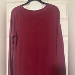 Bobbie & Brooks Bobbie Brooks Women’s Knit Sweater Dress/ Long Tunic Cage Neck Red Stretchy Sz M Photo 5