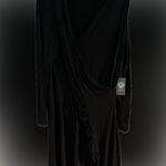Vince Camuto November Rich Black 2x Long Sleeve Dress $129 Photo 7
