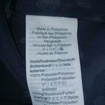 Madewell  M Navy White Sheer Layered Top Photo 3