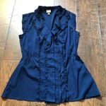 Converse One-Star sleeveless ruffle front top Photo 1