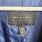 Banana Republic  Mid Length Car Coat Patriot Blue New with Tag Sz Medium Petite Photo 3