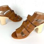 Kelsi Dagger Brooklyn Ultra Woven Ankle Strap Dress Sandals Cinnamon Brown 7.5 Photo 7