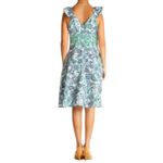 Chadwick's  Dress Womens Size 10 Y2K Coastal Grandma Boho Paisley Green Blue Retro Photo 2