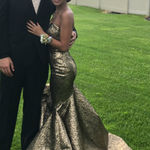 Gold and black ball gown Size 0 Photo 0