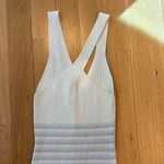 Opening Ceremony  Midi Dress Rib Knit Stripe Sleeveless Size Medium Photo 5