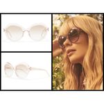 Zimmermann 💕💕 Amelie Butterfly Sunglasses ~ Nude Acetate 100% UV Protection NWT Photo 2