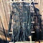 Gypsies Junkies Black Lace Long Sleeves Sheer Dress M Size M Photo 4