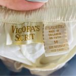 Victoria's Secret Nwt vintage Victoria secret silky sheer long sleeve shirt pajama set gold label Photo 6