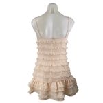 Princess Polly  Pink Sleeveless Fringe Tiered Ruffle Cami A Line Mini Dress Sz 4 Photo 2