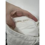 American Eagle Mom Jean Shorts Women 2 White Festival Preppy Frayed Denim Photo 3