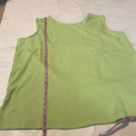 Blair  Plain Green Tank Top XLG Plus Size Easter Casual Spring VTG Photo 3